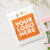 ロゴカスタム文字会社カラーブランドビジネス フェイバーバッグ (封をした状態)