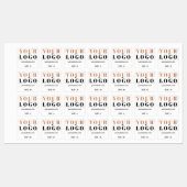 ロゴカスタム文字Webサイトまたはサイズ服飾 ラベル (シート)