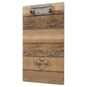 ロゴカスタム木製の厚板 クリップボード (左)