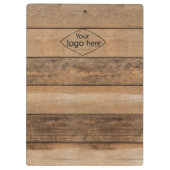 ロゴカスタム木製の厚板 クリップボード (裏面)