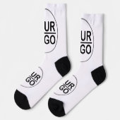 ロゴカスタム業務用ソックス ソックス (左)