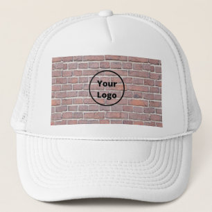 ロゴカスタム茶色レンガ壁 キャップ