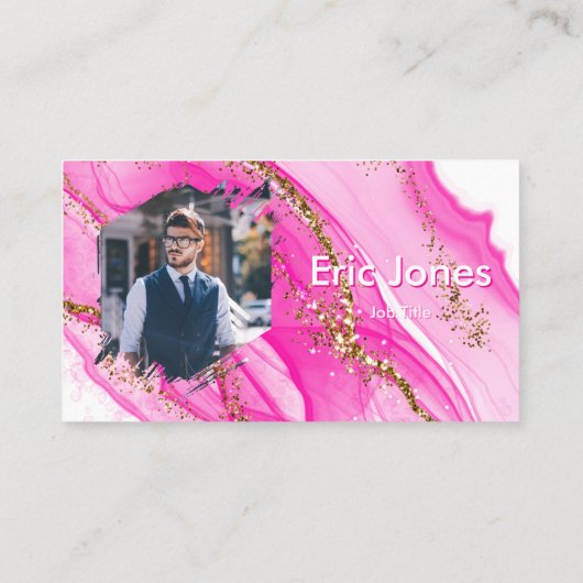 ロゴカスタムBUSロゴとソーシャルメディアバスの追加 名刺 (裏面)