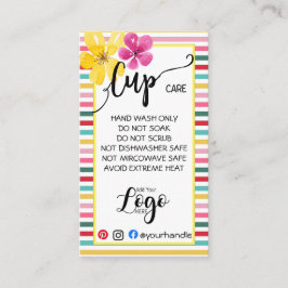 ロゴカップカードのビニー気にルビジネスの追加 名刺