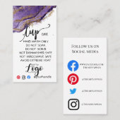 ロゴカップカードのビ気にニールビジネスの追加 名刺 (正面/裏面)