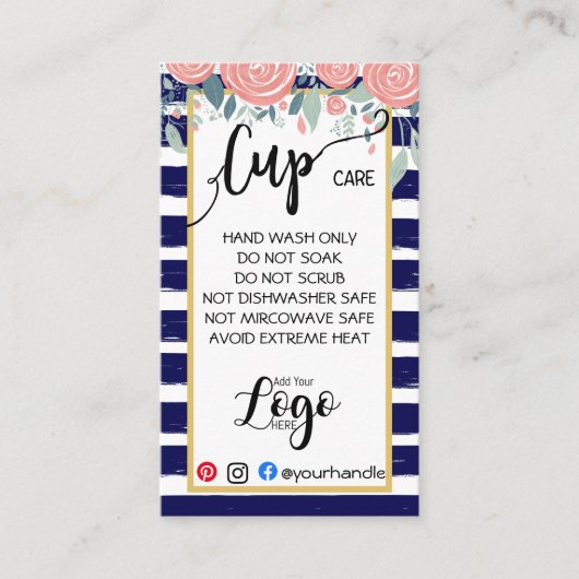 ロゴカップカードのビ気にニールビジネスの追加 名刺 (正面)