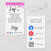 ロゴカップカードのビ気にニールビジネスの追加 名刺 (正面/裏面)