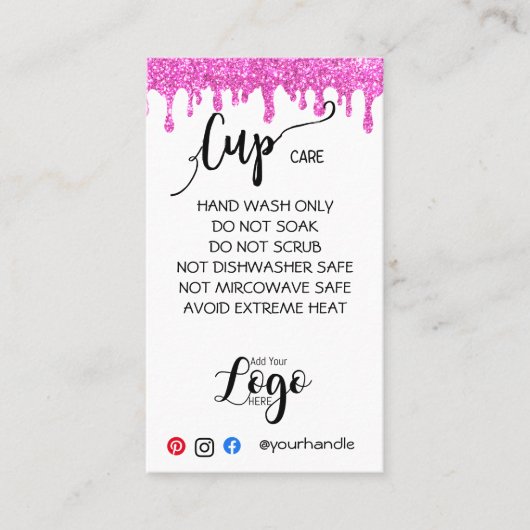 ロゴカップカードのビ気にニールビジネスの追加 名刺 (正面)