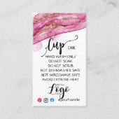 ロゴカップカードのビ気にニールビジネスの追加 名刺 (正面)