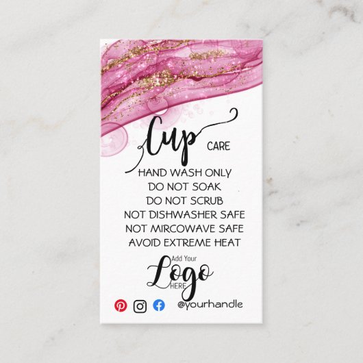 ロゴカップカードのビ気にニールビジネスの追加 名刺 (正面)