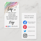 ロゴカップカードのビ気にニールビジネスの追加 名刺 (正面/裏面)