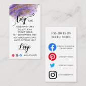 ロゴカップカードのビ気にニールビジネスの追加 名刺 (正面/裏面)