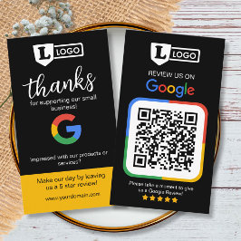 ロゴカード付きGoogle Reviewリクエストカード 名刺