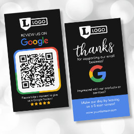 ロゴカード付きGoogle Reviewリクエストカード 名刺