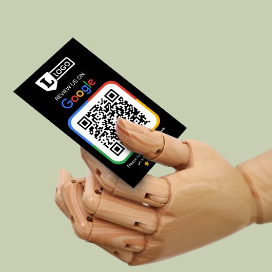 ロゴカード付きGoogle Reviewリクエストカード 名刺