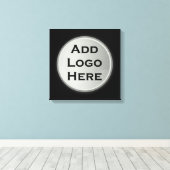 ロゴギフトの企業の追加 キャンバスプリント (インサイチュ (ウッドフロア))