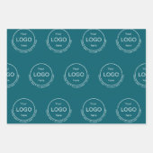 ロゴギフトの追加ラッピング紙セット3 ラッピングペーパーシート (正面)