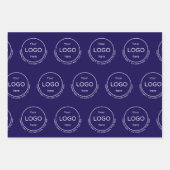 ロゴギフトの追加ラッピング紙セット3 ラッピングペーパーシート (正面3)