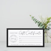 ロゴギフト証明書の追加テンプレートのカスタマイズ シーズンカード (スタンド正面)