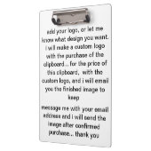 ロゴクカスタムリップボード クリップボード (左)