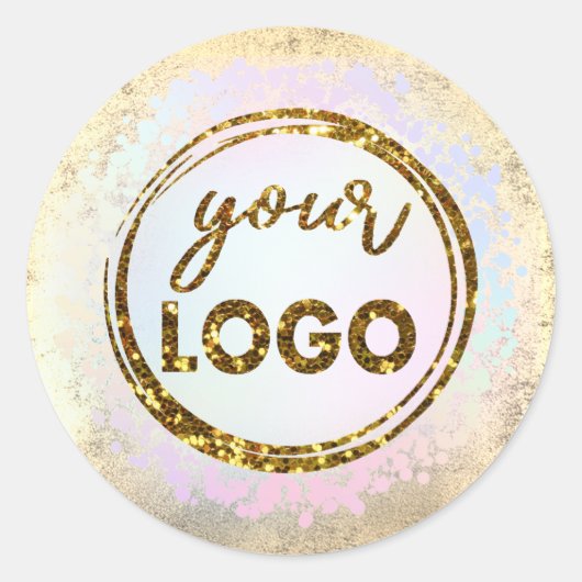 ロゴクラシックラウンドステッカー ラウンドシール (正面)