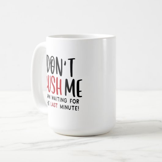 ロゴクラシック付きマおもしろいグ コーヒーマグカップ (正面左)