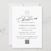 ロゴクラシックQRコードクリスマスオフィスパーティー