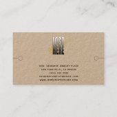 ロゴクラフト名刺付きブレスレットディスプレイ 名刺 (裏面)