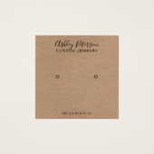 ロゴクラフト素朴なミニマリストスタッドイヤリングディスプレイ (正面)