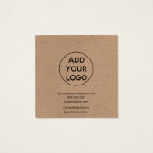 ロゴクラフト素朴なミニマリストスタッドイヤリングディスプレイ (裏面)