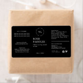 ロゴコスメモダンティックボトルラベル ラベル (インサイチュ)