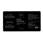 ロゴコスメモダンティックボトルラベル ラベル (正面)