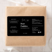 ロゴコスメモダンティックボトルラベル ラベル (インサイチュ)