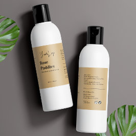 ロゴコスメモダンティックボトルラベル ラベル