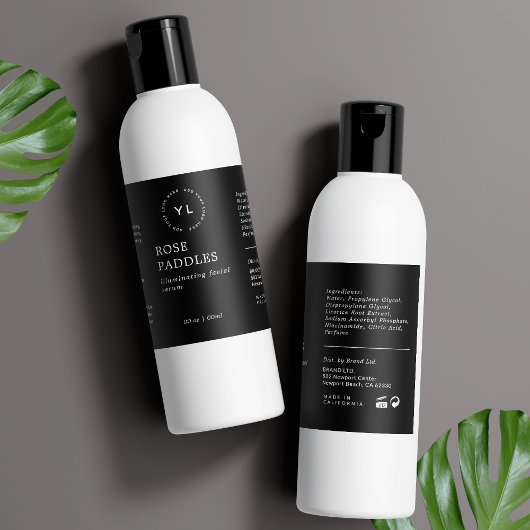 ロゴコスメモダンティックボトルラベル ラベル