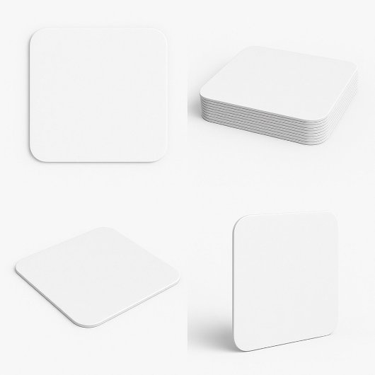 ロゴコースター | オフィス、エンボス加工、写真、ユニーク ラウンドペーパーコースター