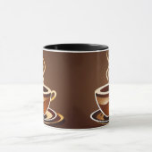 ロゴコーヒーカップベクトル マグカップ (中央)