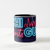 ロゴコーヒーマグ ツートーンマグカップ (中央)