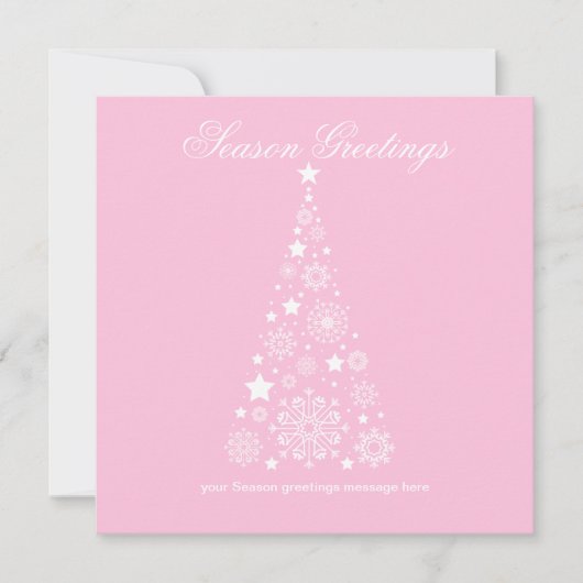 ロゴコーポレートシーズングリーティングハッピーホリデーカード シーズンカード (正面)