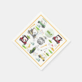 ロゴゴルフクラブリーグトーナメント スタンダードカクテルナプキン (角)