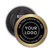 ロゴゴールデングラデーショ縁どン事業 栓抜き (正面)