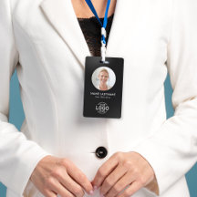 ロゴサークル写真モダンシンプルミニマリストブラック