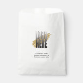 ロゴシンプルと文字販売促進業務の フェイバーバッグ (正面)