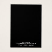 ロゴシンプルの追加ジュエリーイヤリング表示カード (裏面)