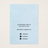 ロゴシンプルの追加ブルーイヤリングとネックレスディスプレイ (裏面)