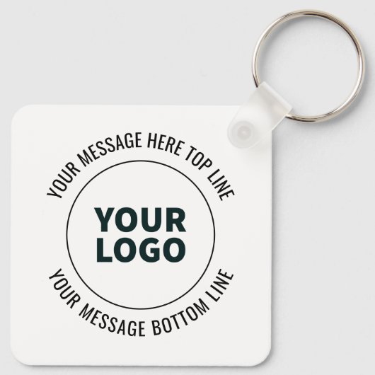 ロゴシンプルまたはイメージで置き換える方法 キーホルダー (裏面)