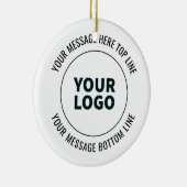 ロゴシンプルまたはイメージで置き換える方法 セラミックオーナメント (右)