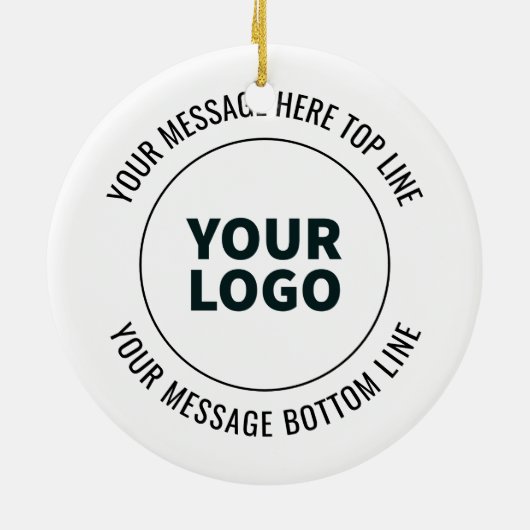 ロゴシンプルまたはイメージで置き換える方法 セラミックオーナメント (裏面)