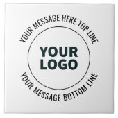 ロゴシンプルまたはイメージで置き換える方法 タイル (正面)