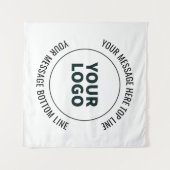 ロゴシンプルまたはイメージで置き換える方法 タペストリー (正面(横))